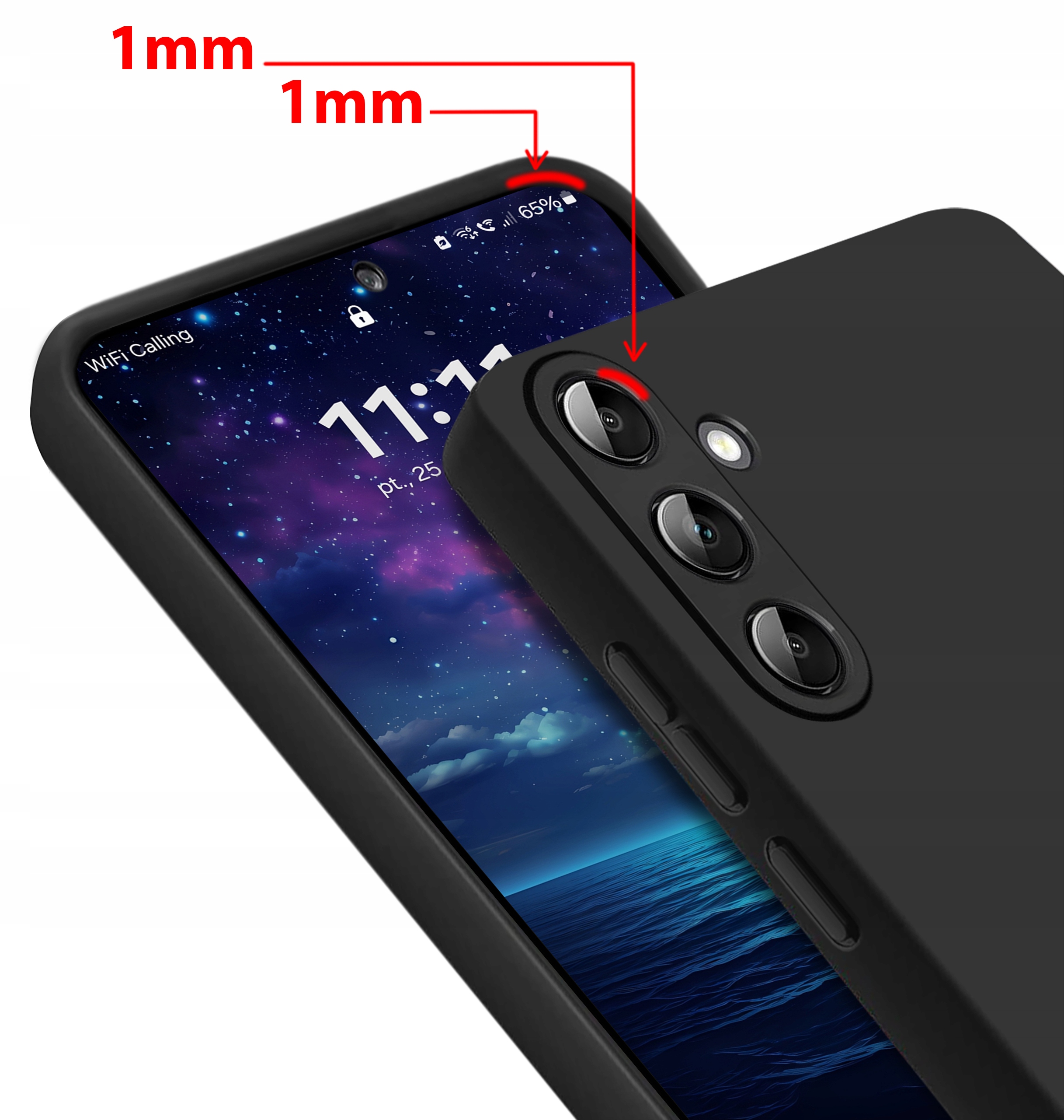 Podwyższone ranty dla dodatkowej ochrony