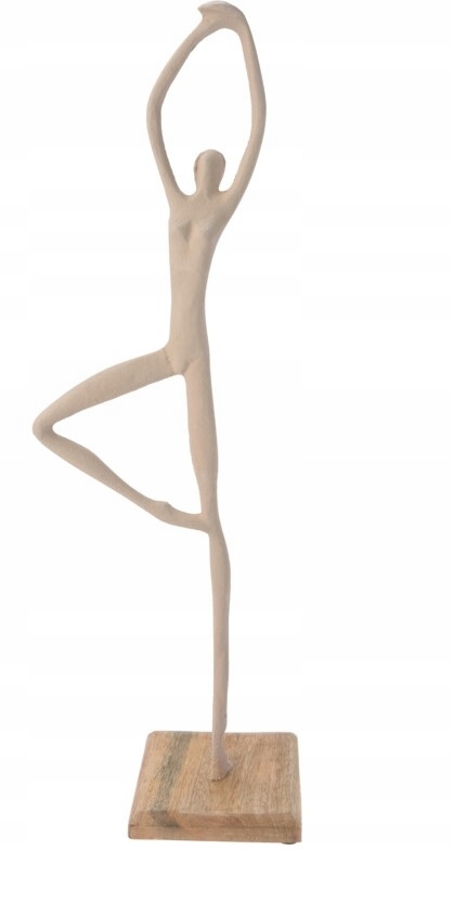 Rzeźba 48cm Taupe – Elegancka dekoracja do Twojego wnętrza