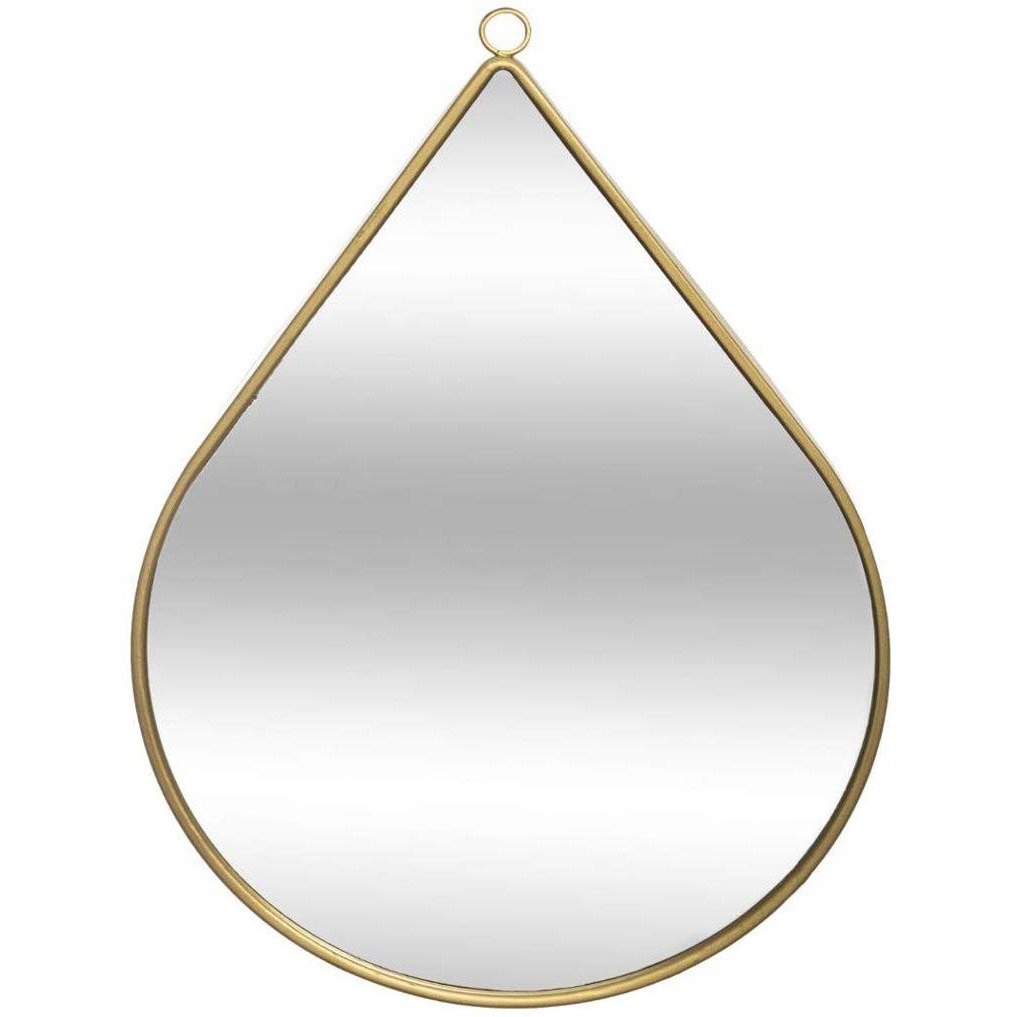 Lusterko ścienne w kształcie kropli – elegancki dodatek do Twojego wnętrza