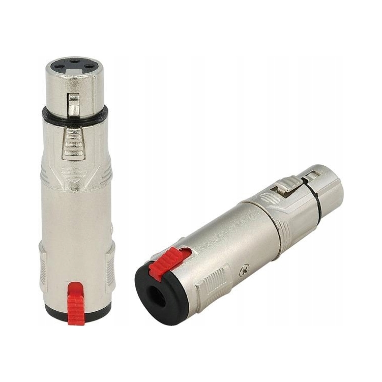 Przejściówka RA3XFJF – Wysokiej jakości adapter Jack 6.3 mm stereo do XLR żeńskiego