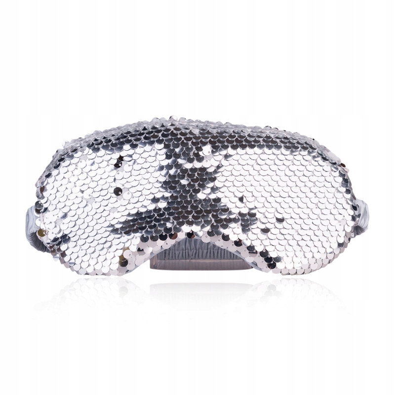 Wygodna maska do spania z cekinami