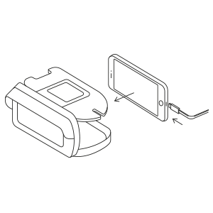 Włóż smartfon pod szybkę.