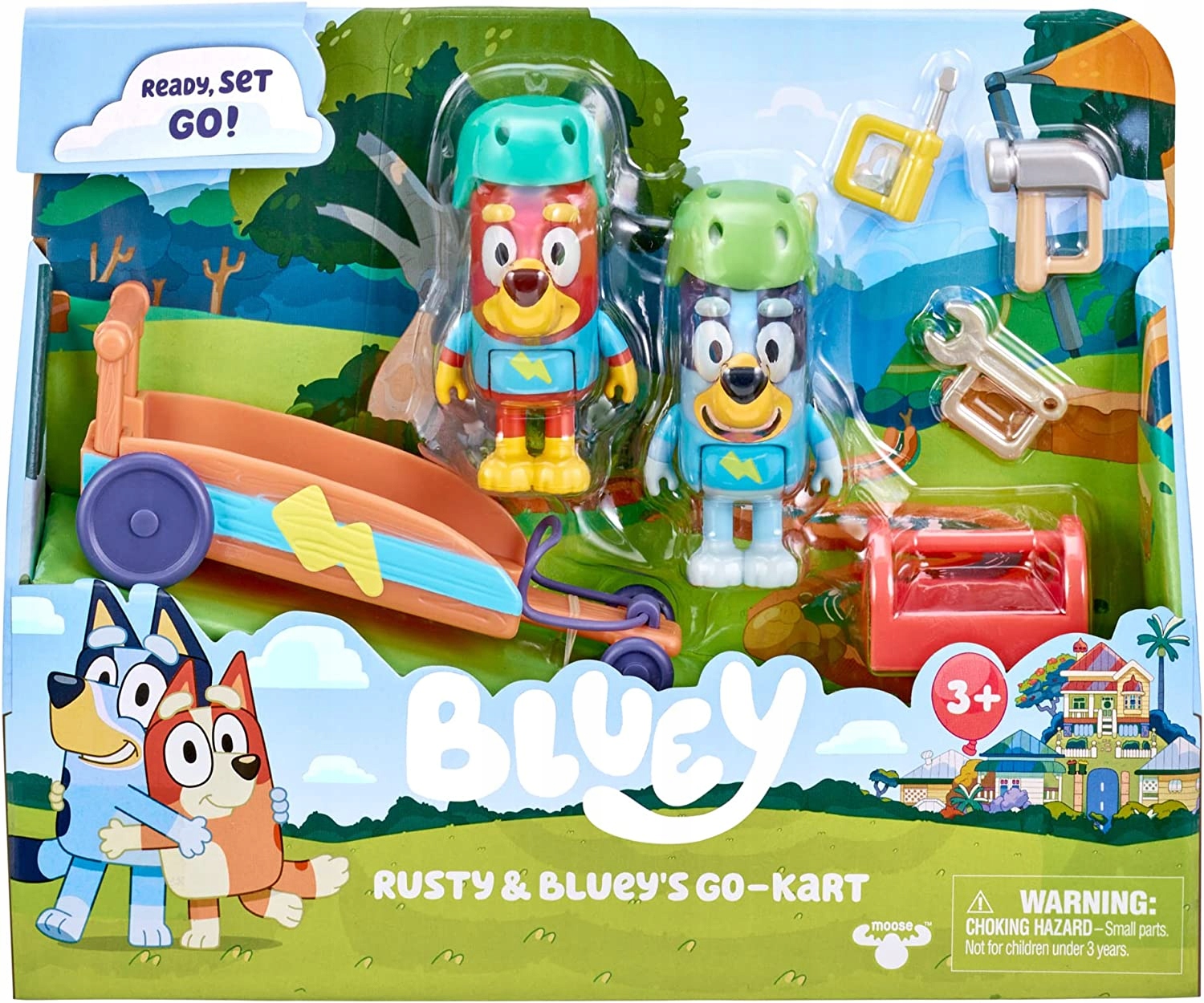 Figurka Bluey School Billy Cart Set – Zestaw do kreatywnej zabawy