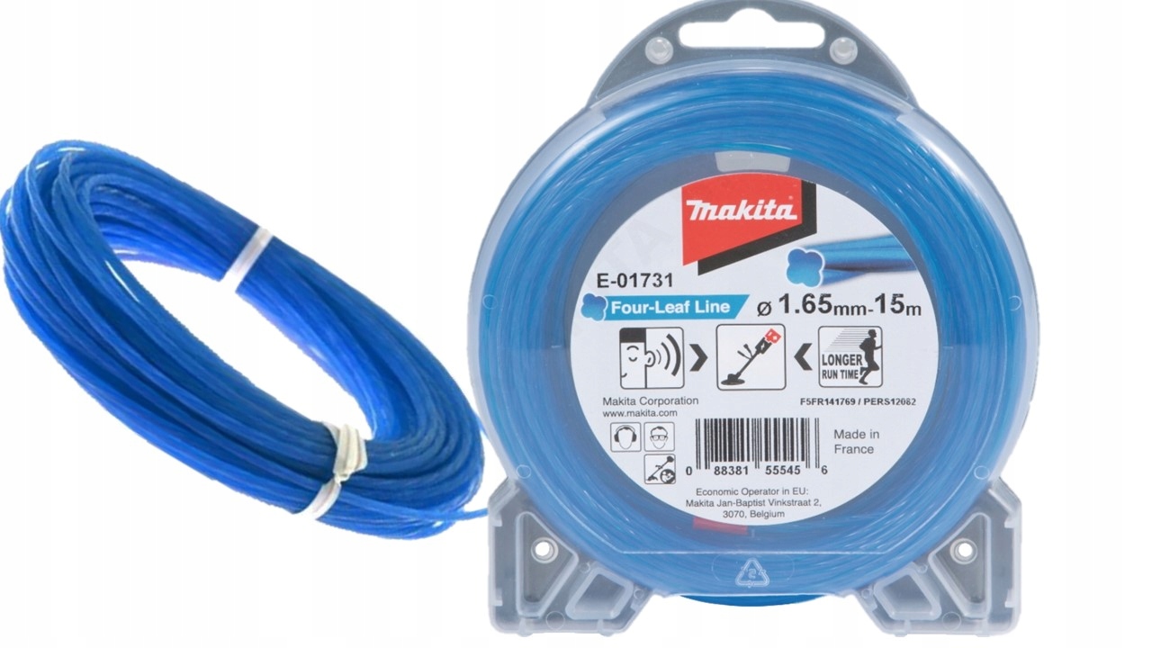 Żyłka nylonowa koniczyna 1,65mm/15mb ME-01731 – Idealne rozwiązanie do koszenia