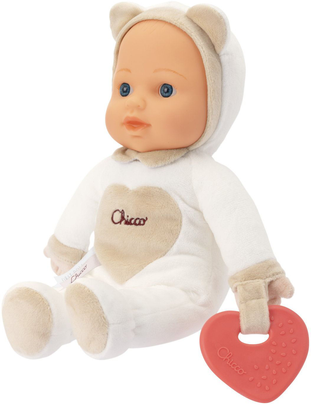 Miękka lekka lalka 30cm MY FIRST DOLL beżowa Chicco – Idealny towarzysz dla Twojego malucha