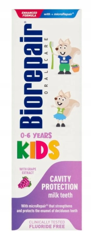 BIOREPAIR PASTA KIDS 0-6 LAT – Delikatna ochrona dla najmłodszych