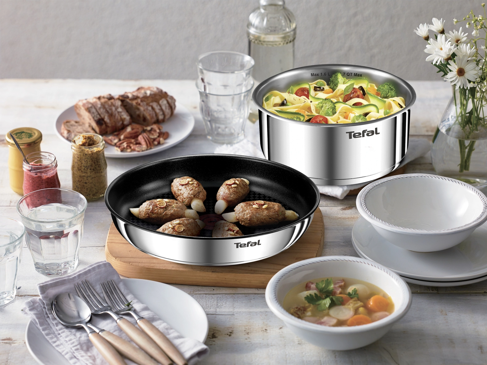 Zestaw garnków Ingenio Cook Eat 5 el. – Idealne rozwiązanie do każdej kuchni
