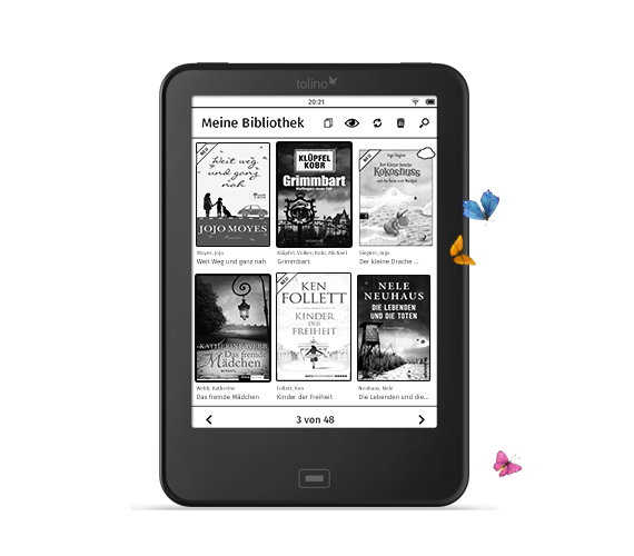 Biblioteka ebook na Tolino Vision 2
