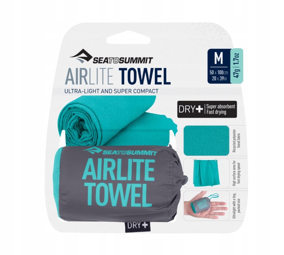 Ręcznik szybkoschnący Sea To Summit Airlite Towel Medium - idealny towarzysz w podróży