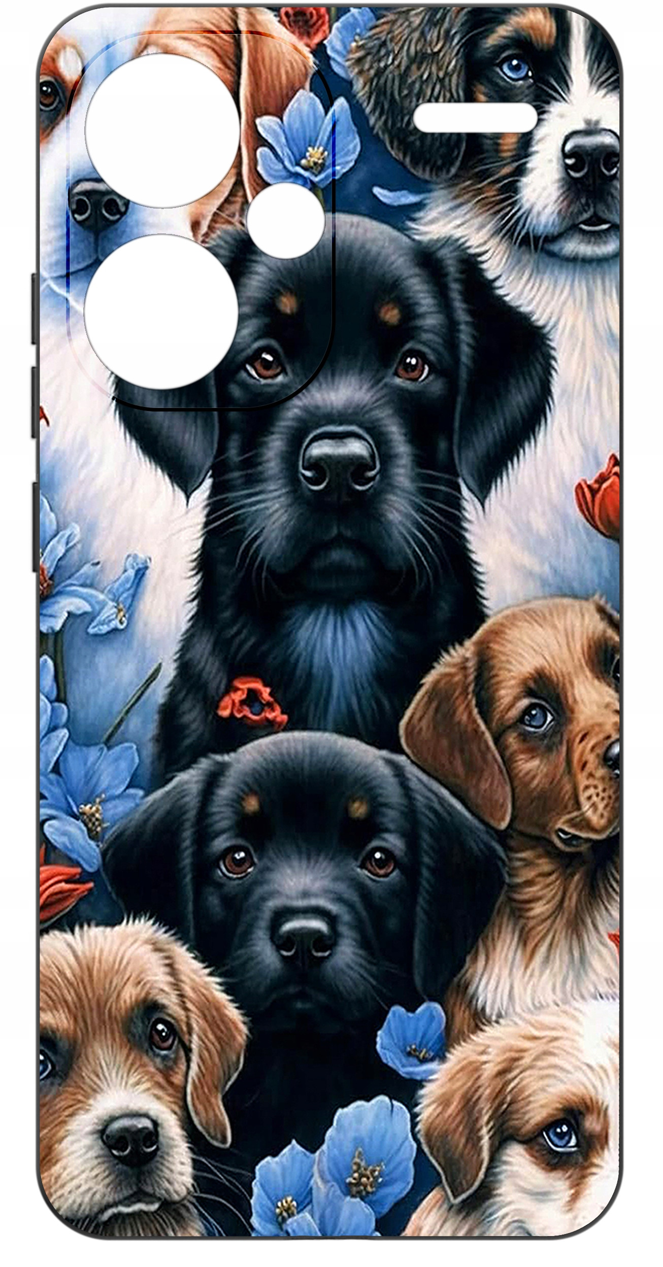 Wytrzymałe silikonowe etui z ochroną wyspy aparatów