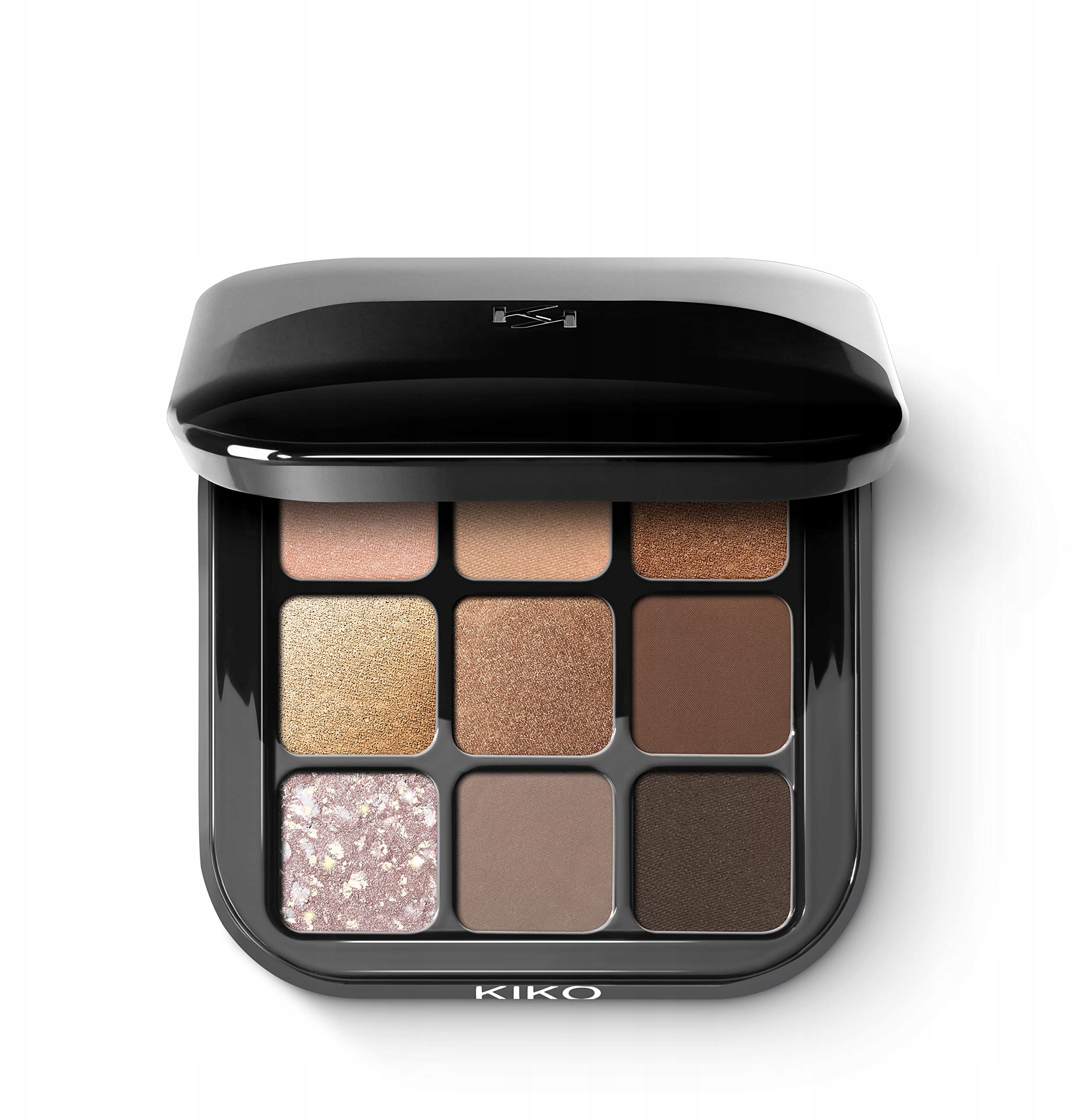 KIKO Milano Glamour Multi Finish Eyeshadow Palette 01 Earth Tones – Twoja paleta do perfekcyjnego makijażu oczu