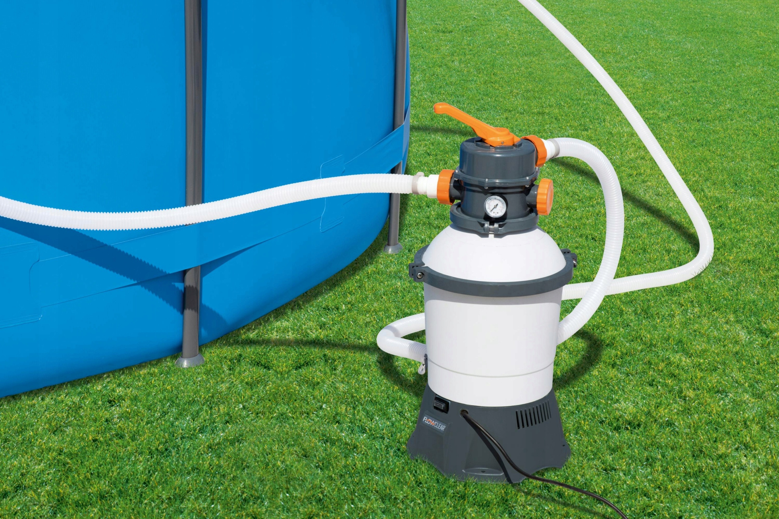 Filtracja pompa piaskowa Bestway 3596 l/h Sand Filter 58515 – Idealne rozwiązanie do czystej wody w basenie