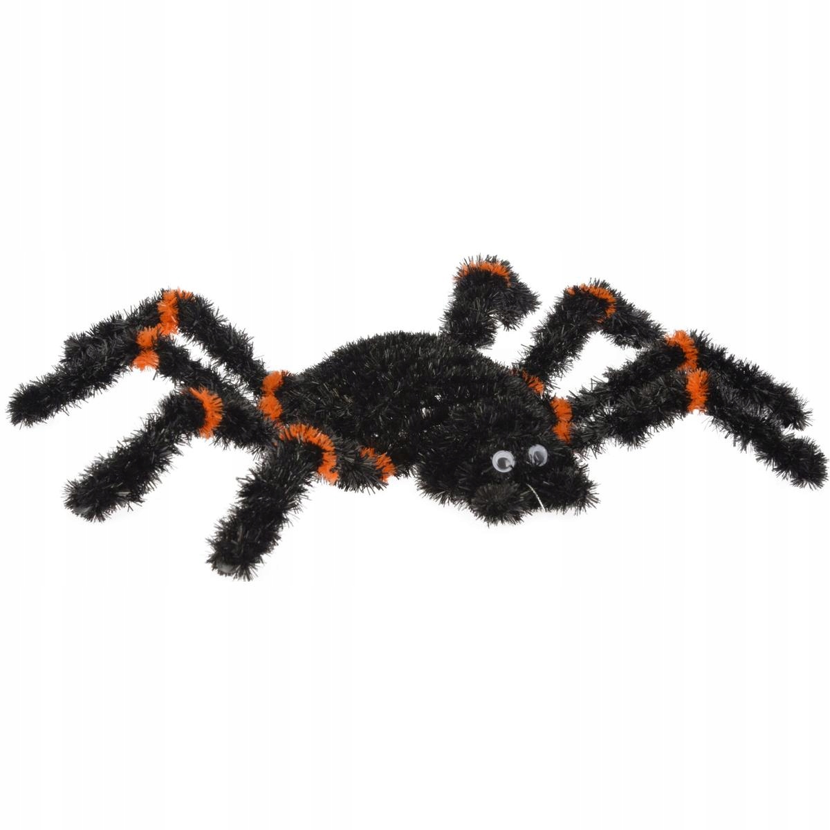 Figurki dekoracyjne – Pajęk Halloween Pomarańczowy – Stwórz mroczny klimat
