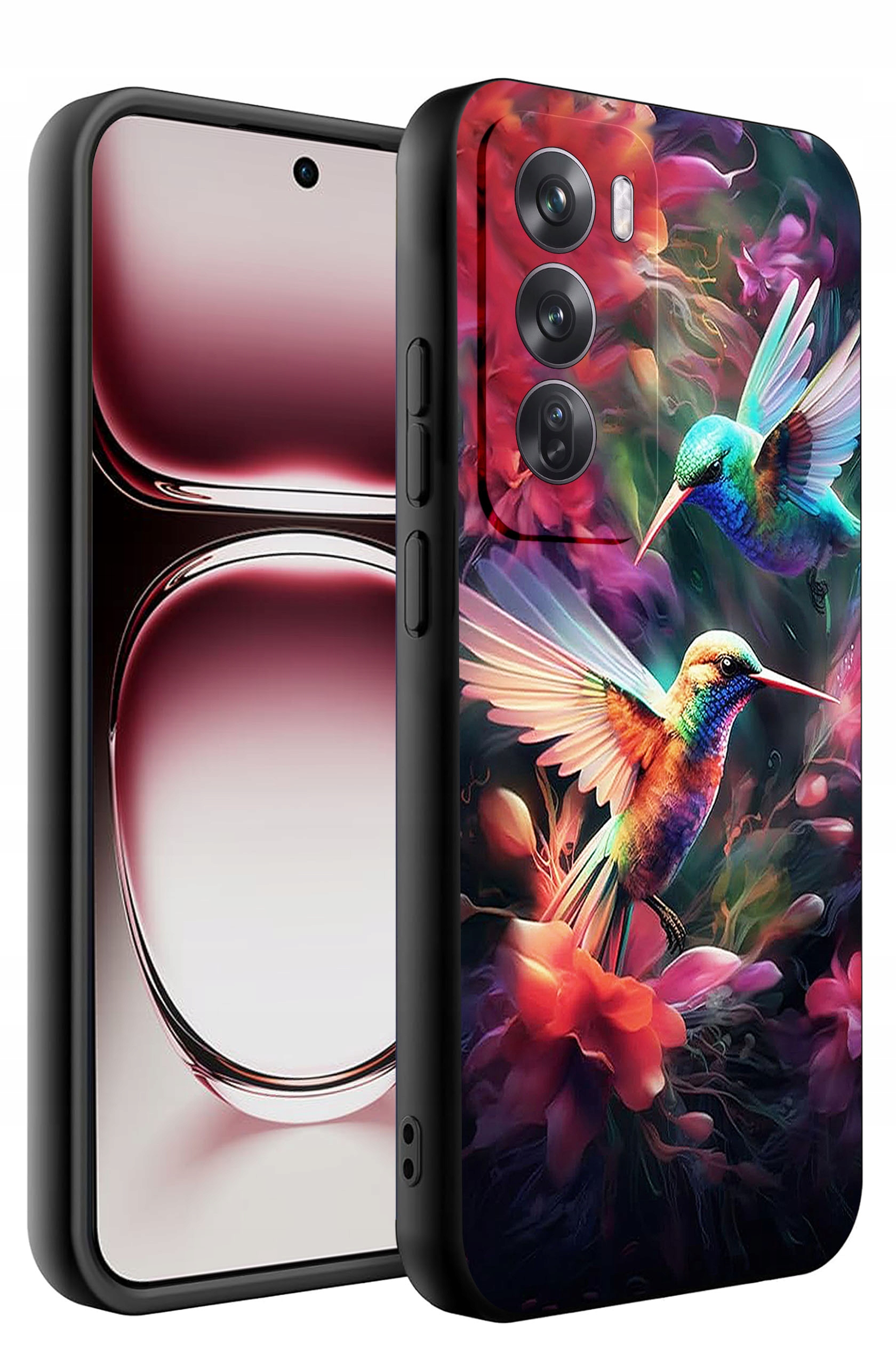 Etui silikonowe Matt Case do Oppo Reno 12 5G – Styl i ochrona w jednym