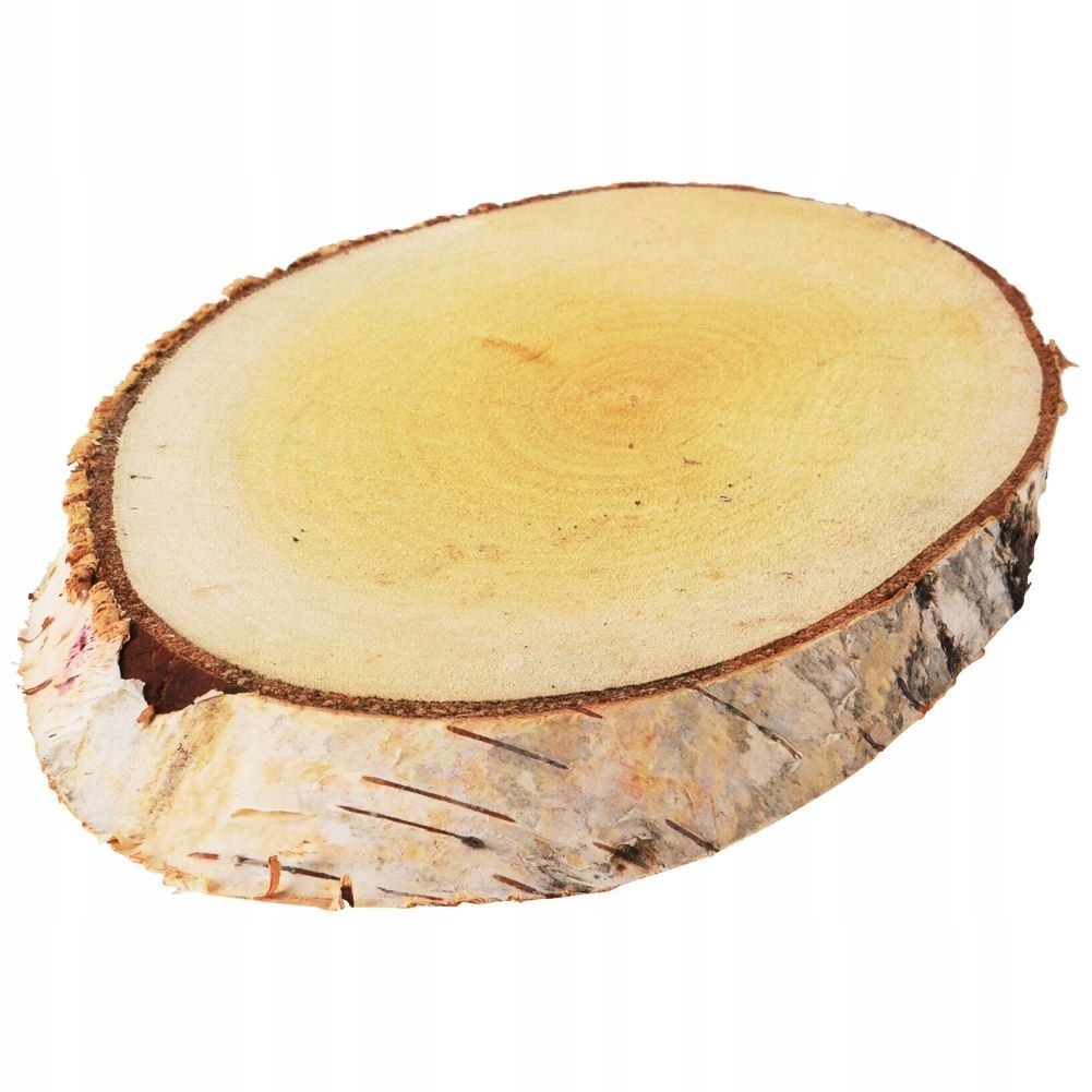 Vilde Podkładka plaster drewna 25-30x12-17 cm – Naturalna elegancja w Twoim domu