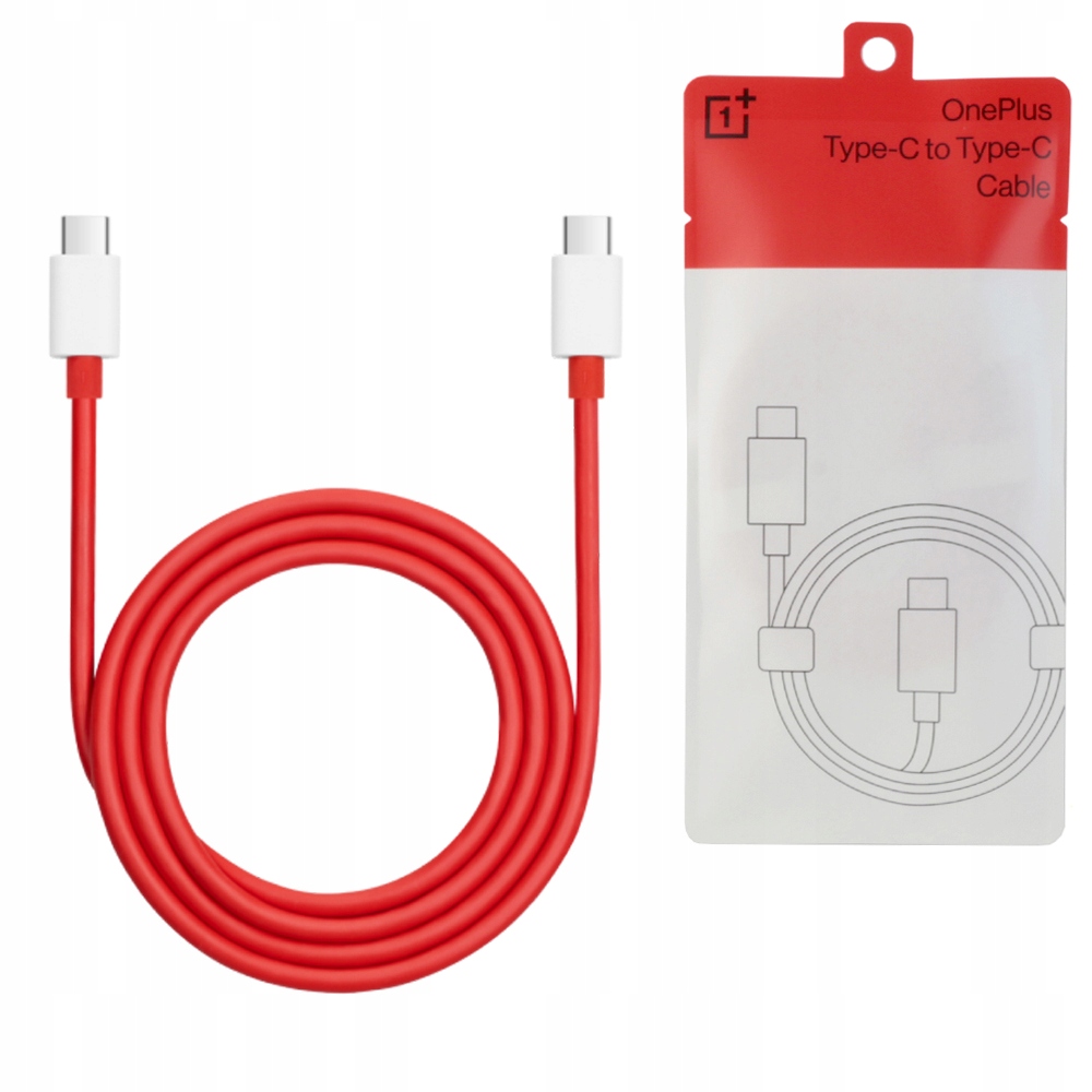 Kabel USB OnePlus Warp Charge USB-C – USB-C laidas 1m – Wydajność i styl w jednym