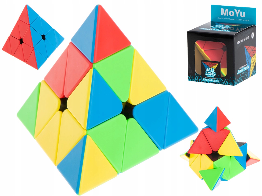 Gra logiczna Kostka łamigłówka PYRAMINX MoYu – Wciągająca zabawa dla każdego