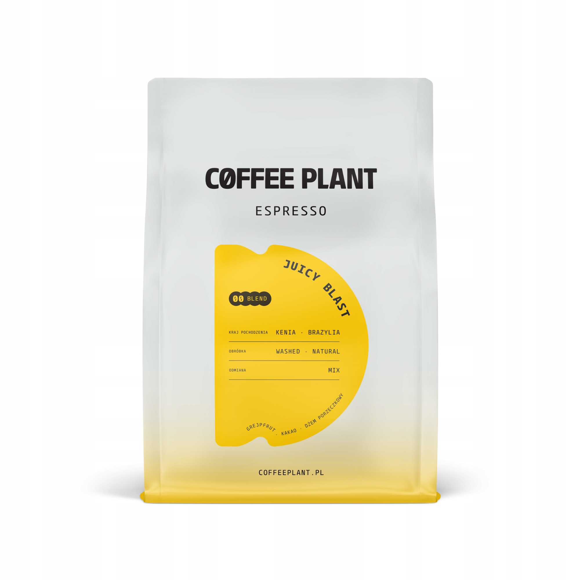 Kawa ziarnista COFFEE PLANT Juicy Blast 250 g – Doskonały wybór dla miłośników espresso