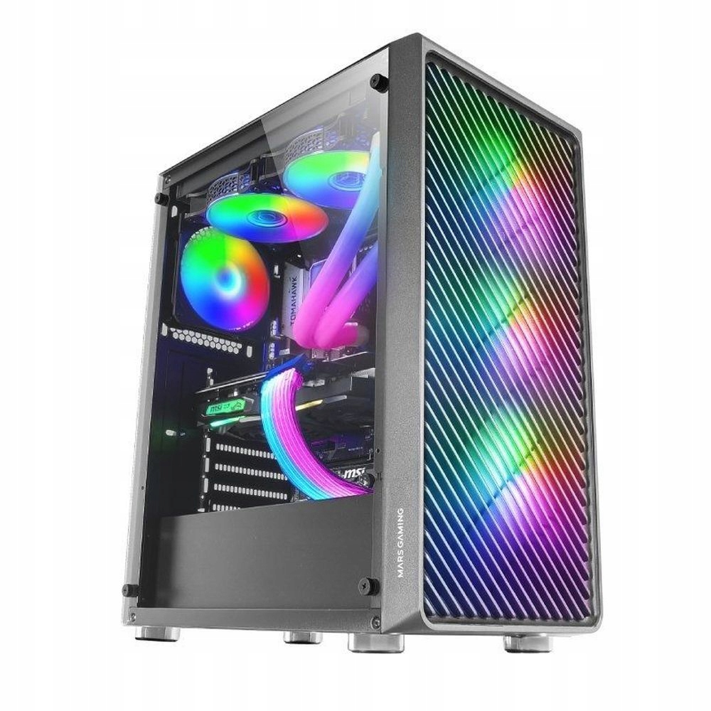 MARS MC-F 4x120mm ARGB ATX – Nowoczesna obudowa dla graczy