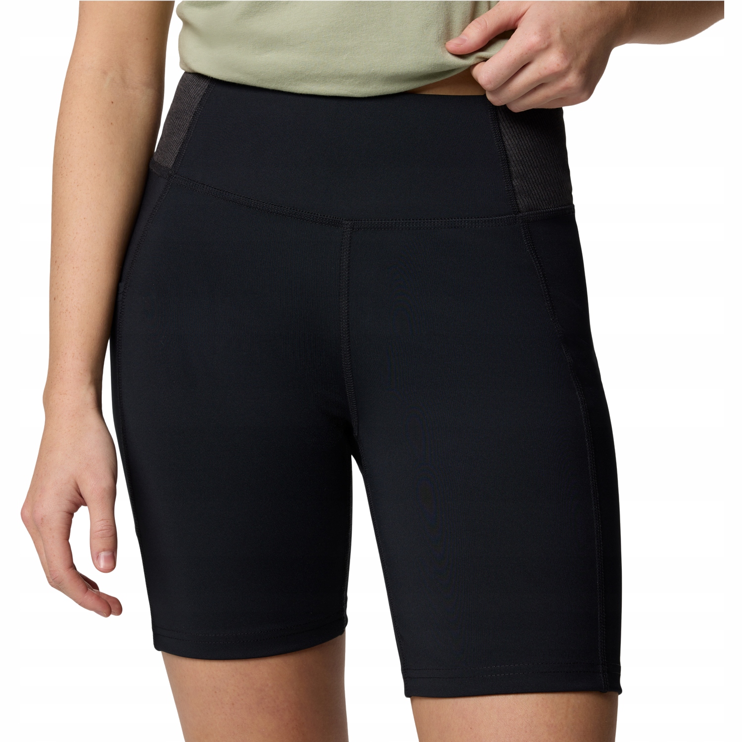 Columbia Boundless Trek 1/2 Tight – Damskie spodenki sportowe w kolorze czarnym