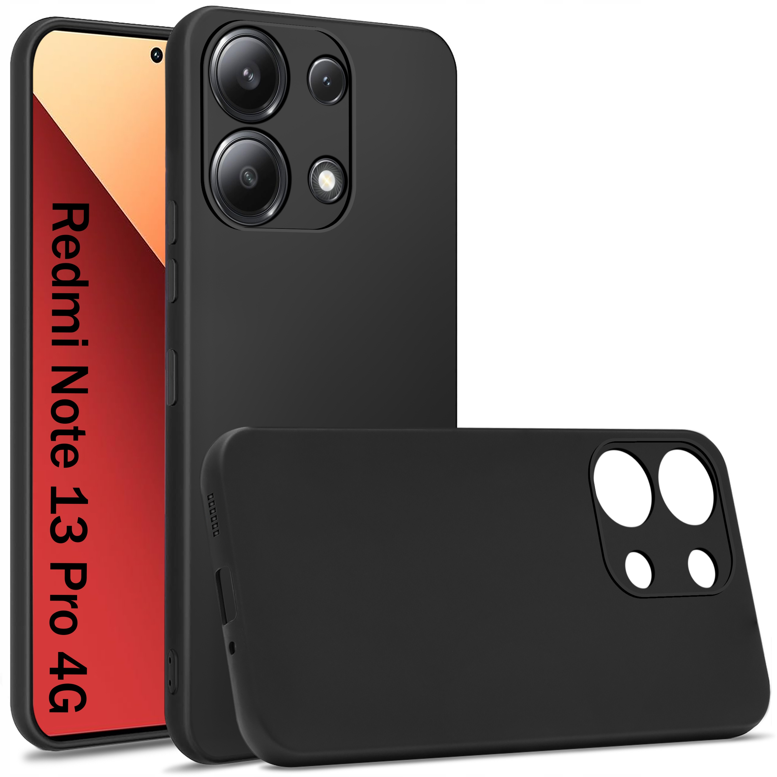 Etui do Xiaomi Redmi Note 13 Pro 4G SILIKON MATT + SZKŁO OCHRONNE 9H – Ochrona i styl w jednym