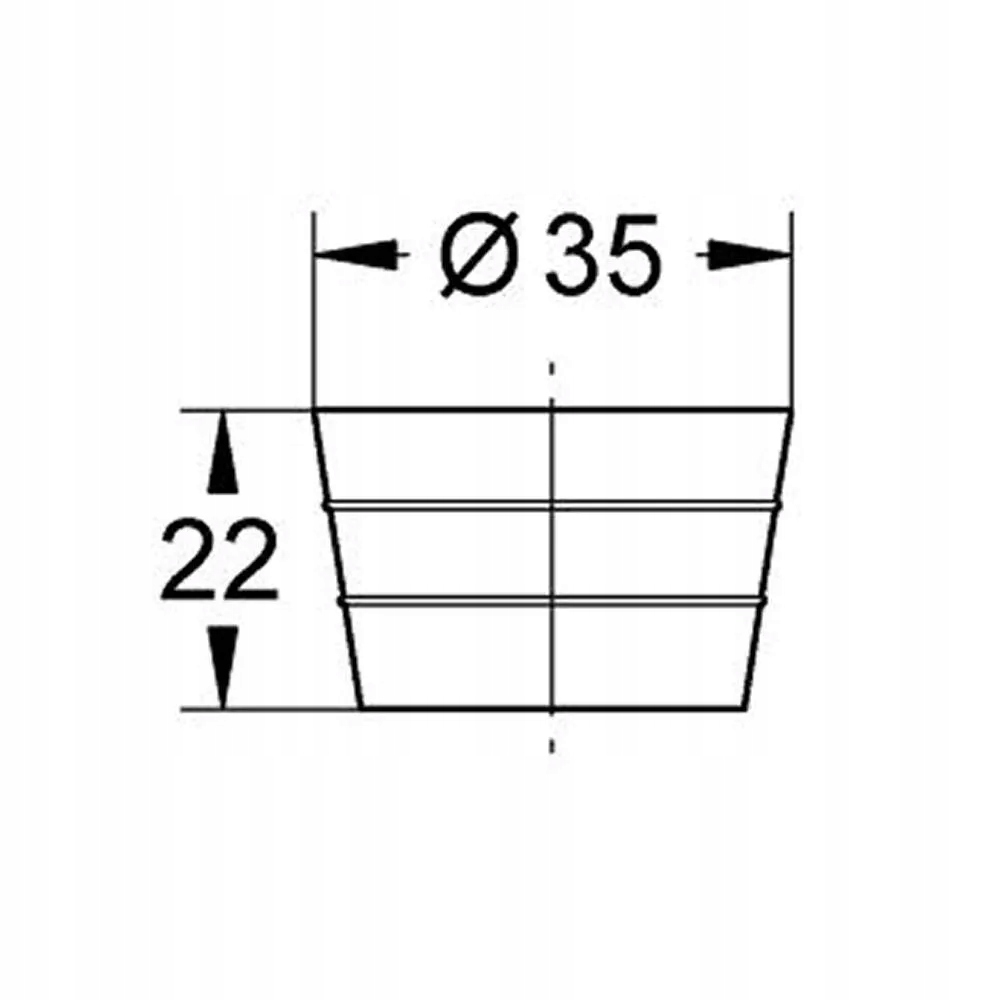 Wymiary i specyfikacja techniczna kryzy tłumiącej 42300000