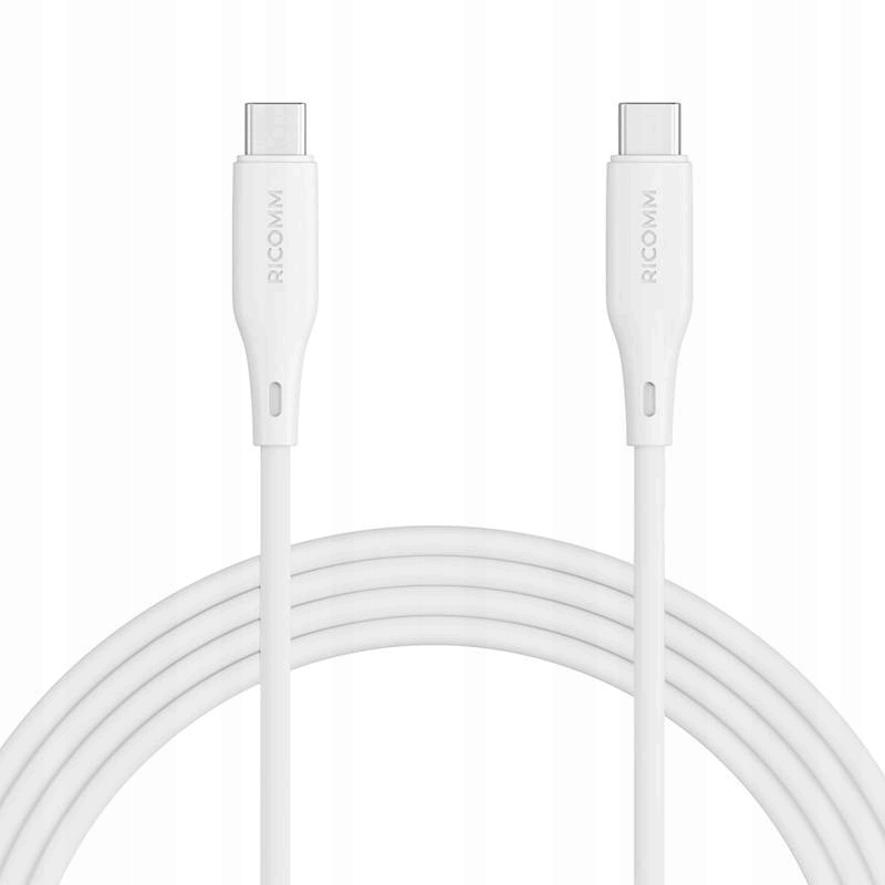 Kabel USB-C do USB-C Ricomm RLS304CCW 1.2m – Niezawodne połączenie dla Twoich urządzeń