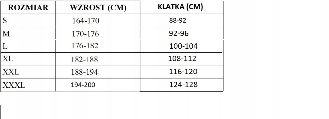 Rozmiary i dopasowanie dla każdego