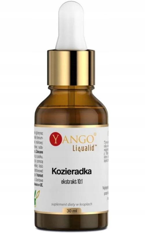 YANGO Kozieradka - Ekstrakt 10:1 (30 ml) – wsparcie dla zdrowia