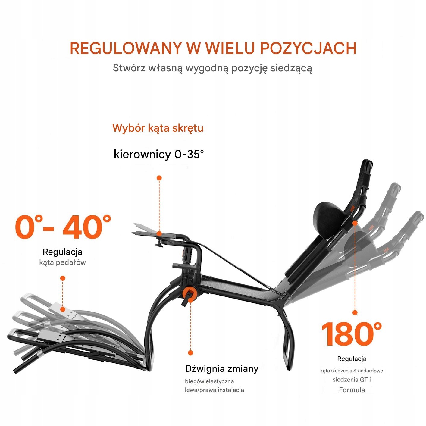Regulacja wysokości i kąta – Dostosuj do swoich potrzeb