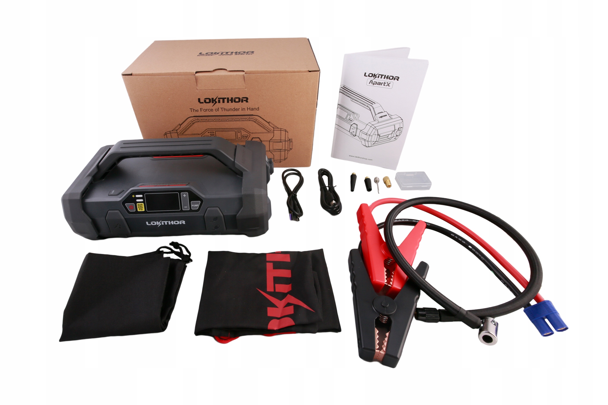 Wielofunkcyjność urządzenia – Jump starter, kompresor i power bank w jednym