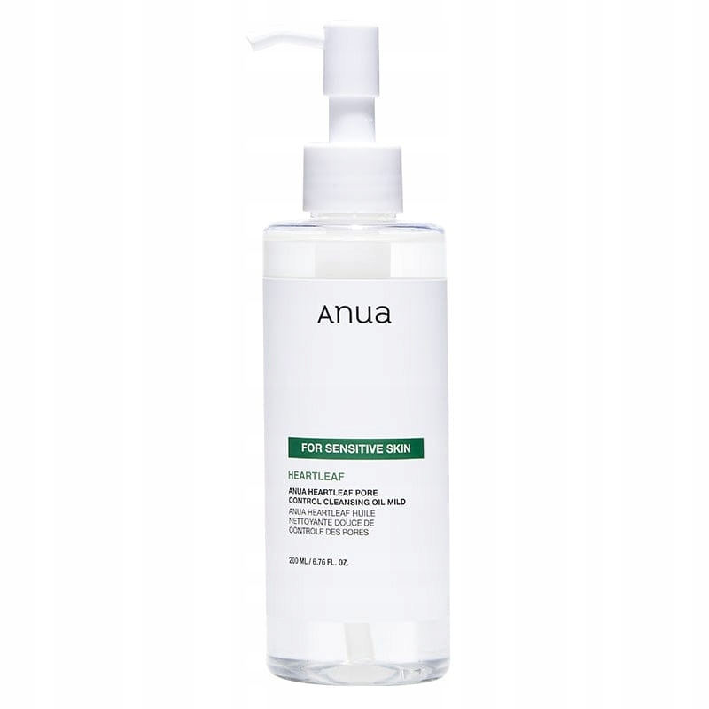 Anua Heartleaf Pore Cleansing Oil* – Łagodny olejek do oczyszczania twarzy 200 ml