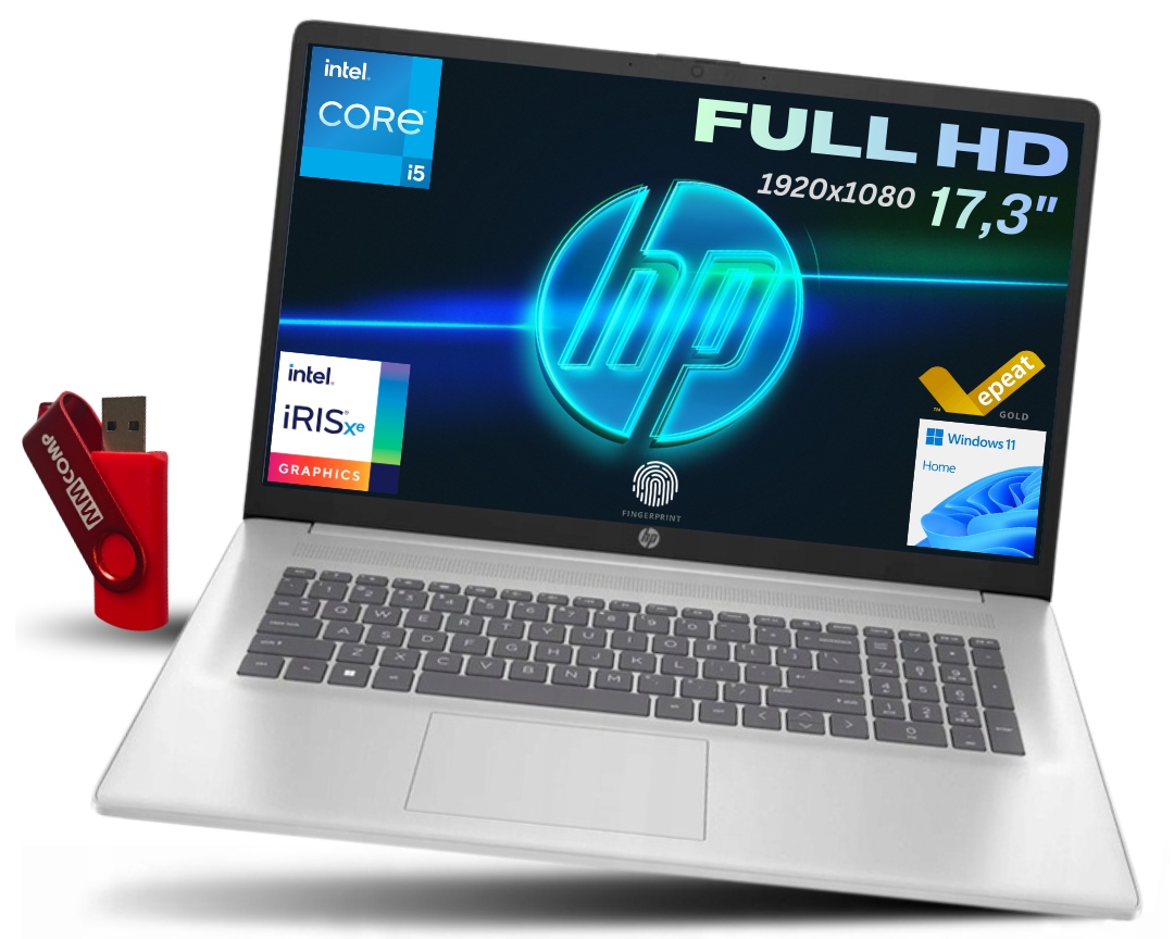 Laptop HP 17 i5-1235U – Wydajność i styl w jednym