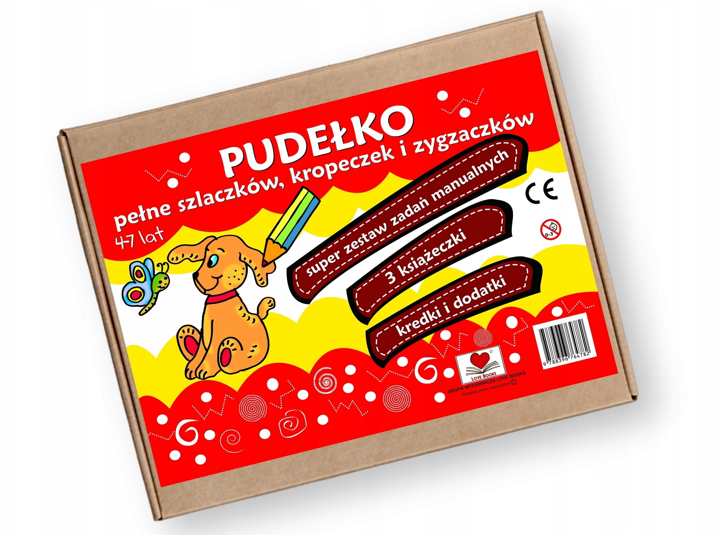 Pudełko pełne szlaczków kropeczek i zygzaczków – Kreatywna zabawa dla dzieci