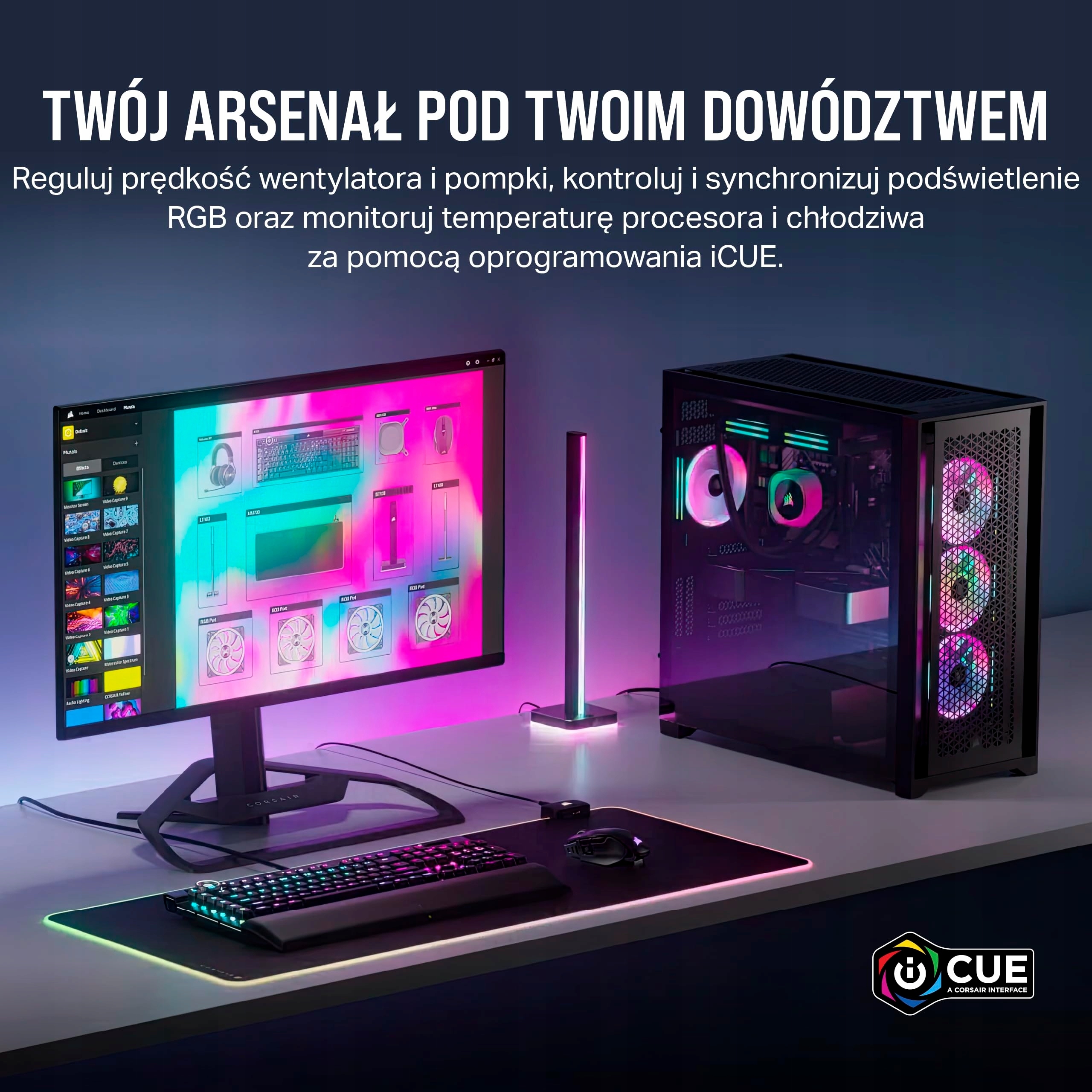 Ekskluzywne oświetlenie RGB z 34 diodami LED