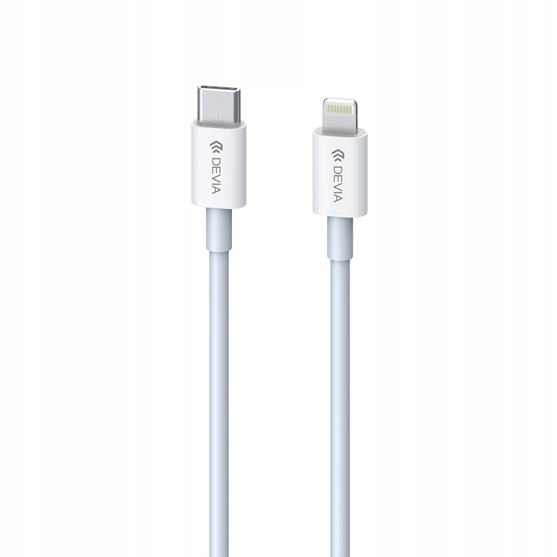 Kabel USB Devia PD Smart USB-C - Lightning 3A 20W biały – Nowoczesne rozwiązanie do ładowania