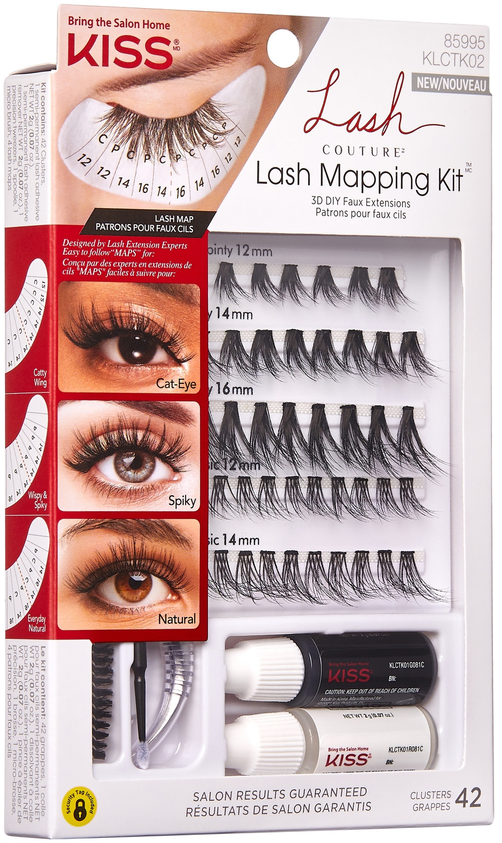 Kępki sztucznych rzęs KISS 3D DIY – Idealne na każdą okazję