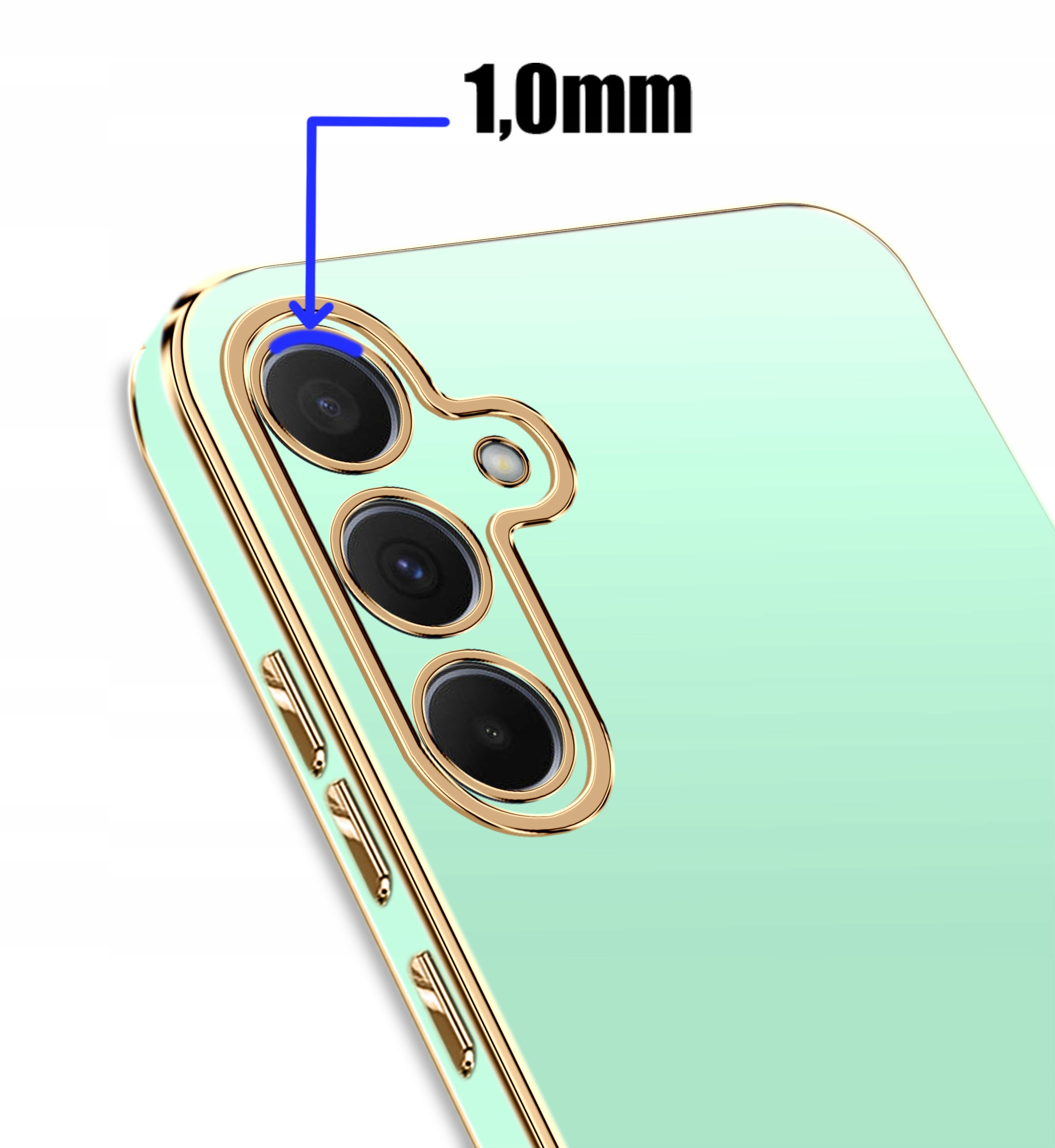 Podwyższone ranty aparatu i krawędzi – Zwiększona ochrona