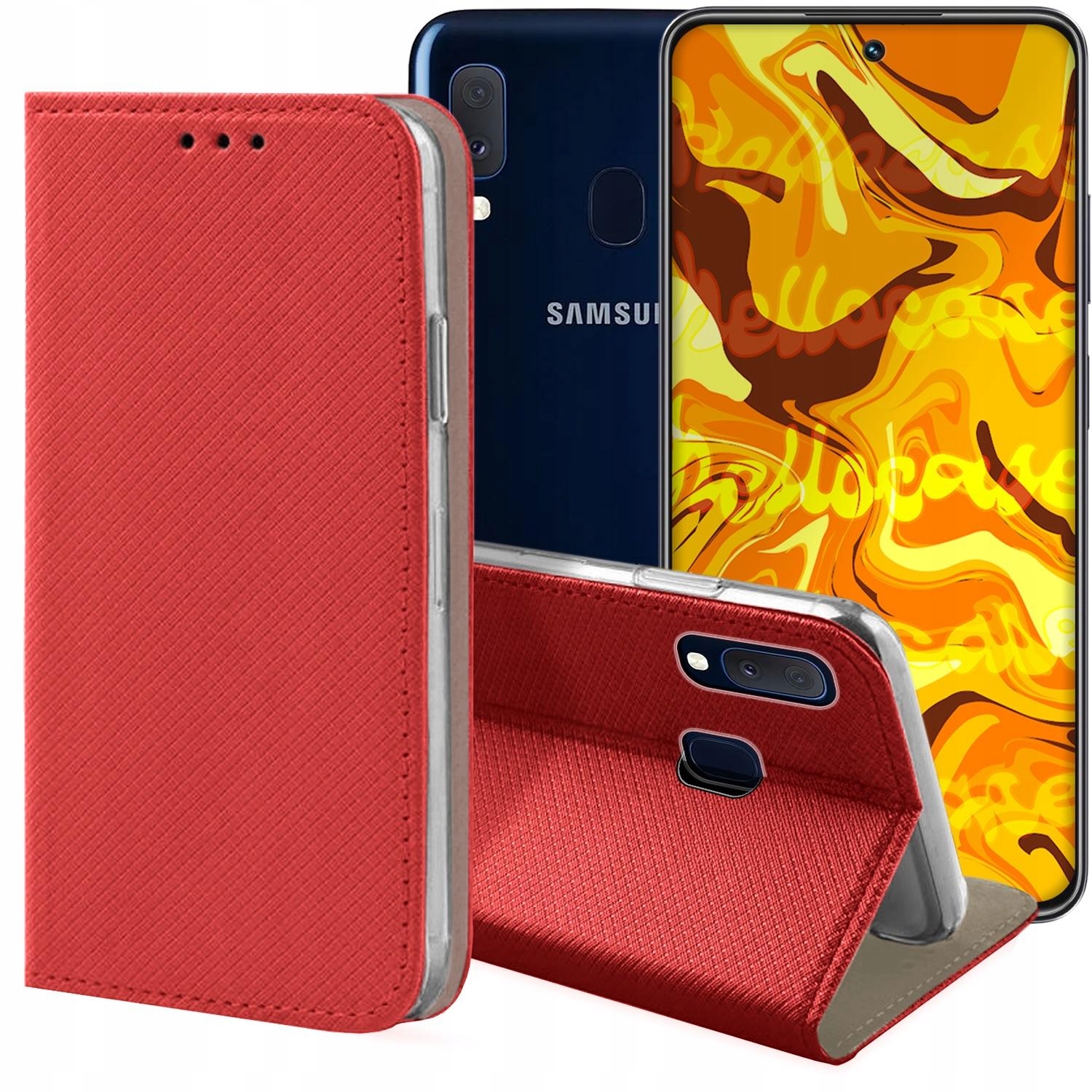 Etui z klapką do Samsung Galaxy A20e – Elegancja i ochrona w jednym