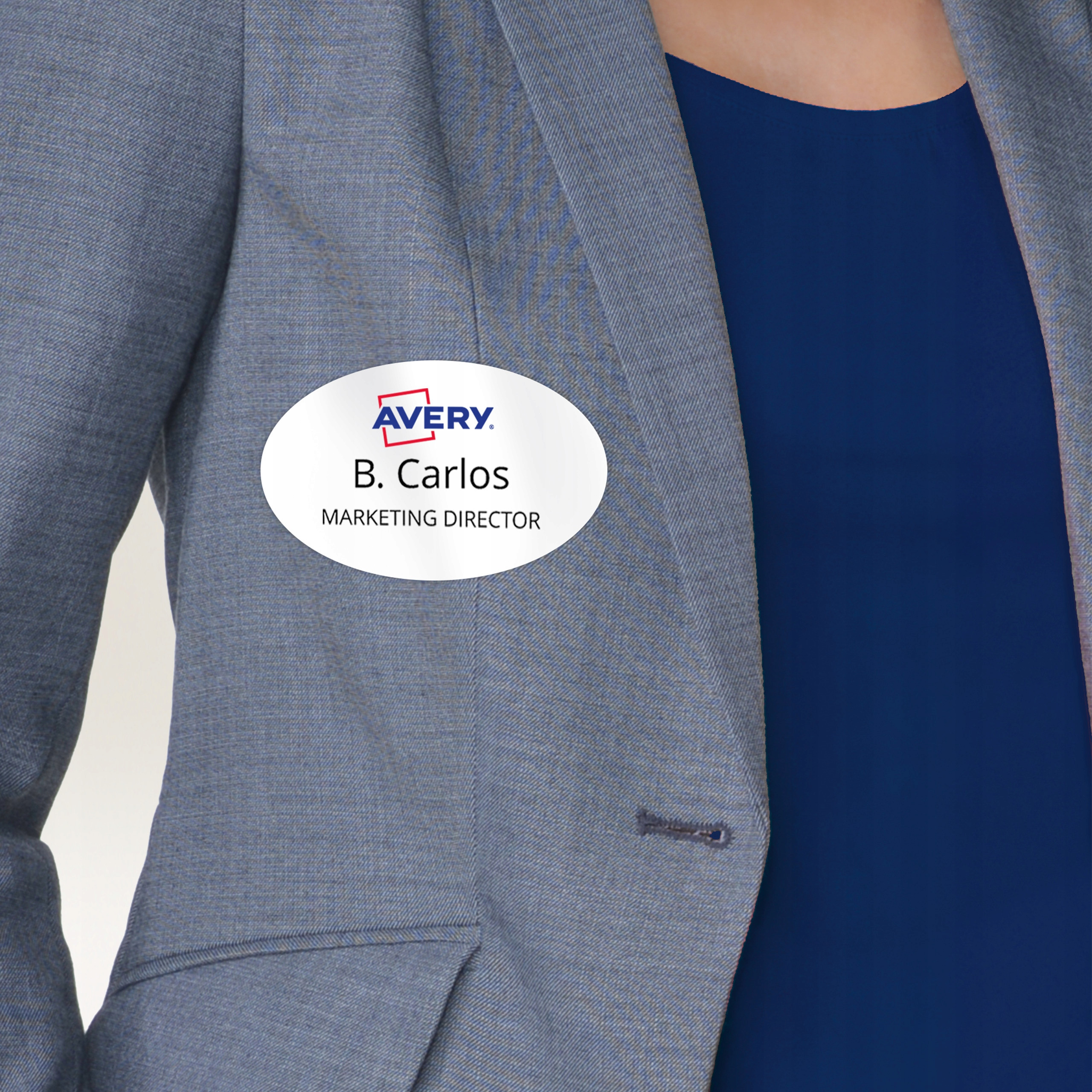 AVERY Navneskilte Avery 85x50 mm – Idealne rozwiązanie dla biura