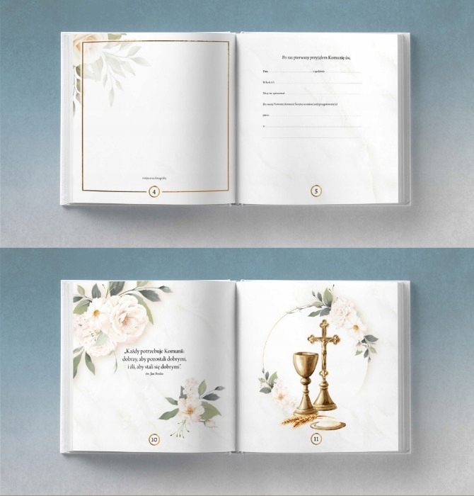 Album do zapisywania ważnych dat i refleksji