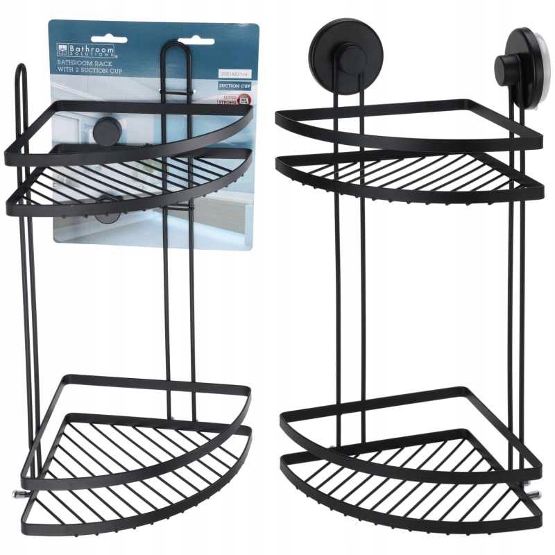 Narożna konstrukcja z dwoma poziomami – Wygodne przechowywanie kosmetyków