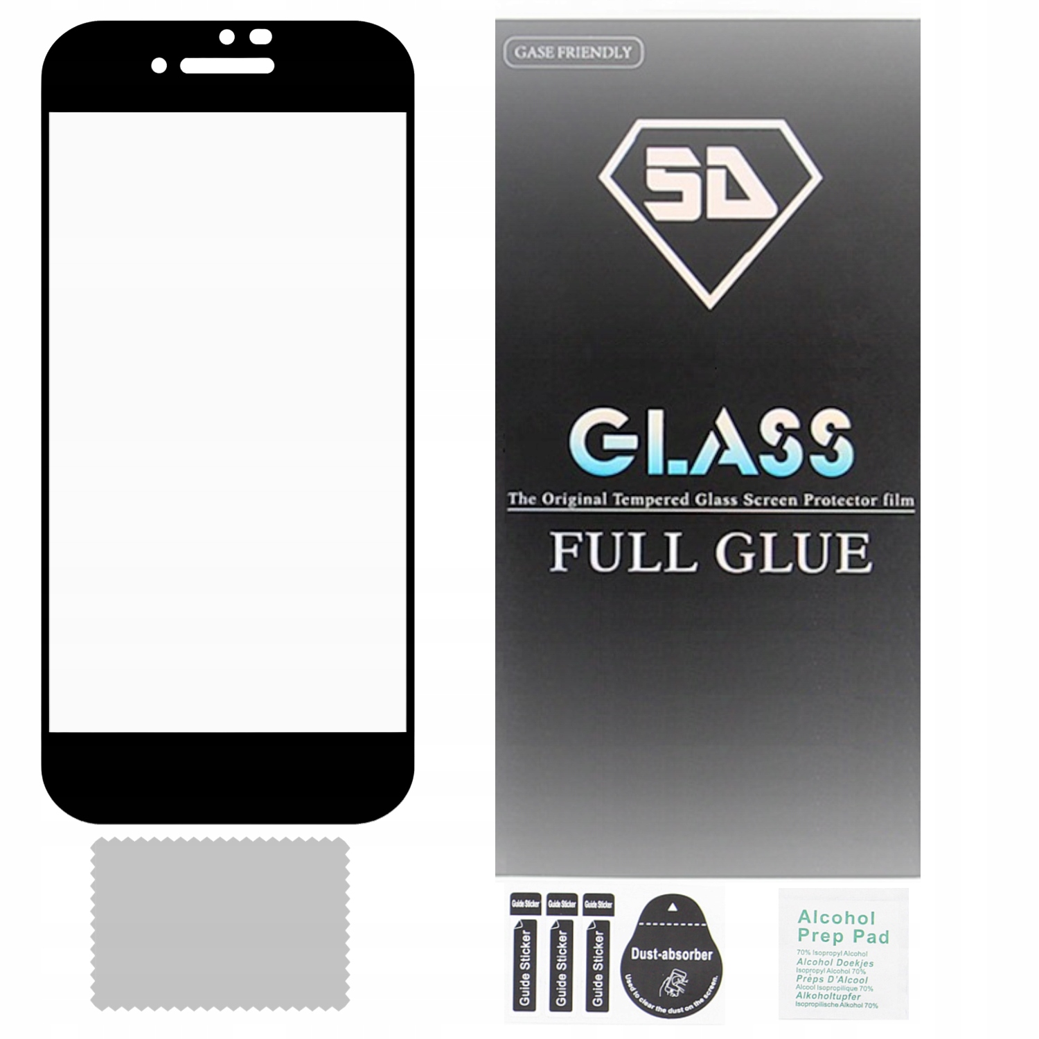 Szkło hartowane 5D COMMY do iPhone 7 / 8 – Pełna ochrona ekranu