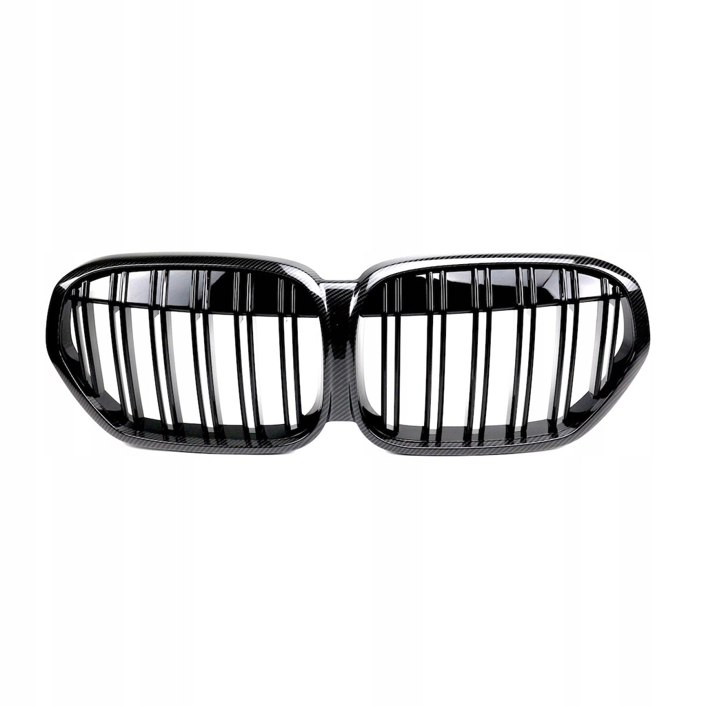 Grill BMW X1 F48 podwójne żeberka Gloss Black
