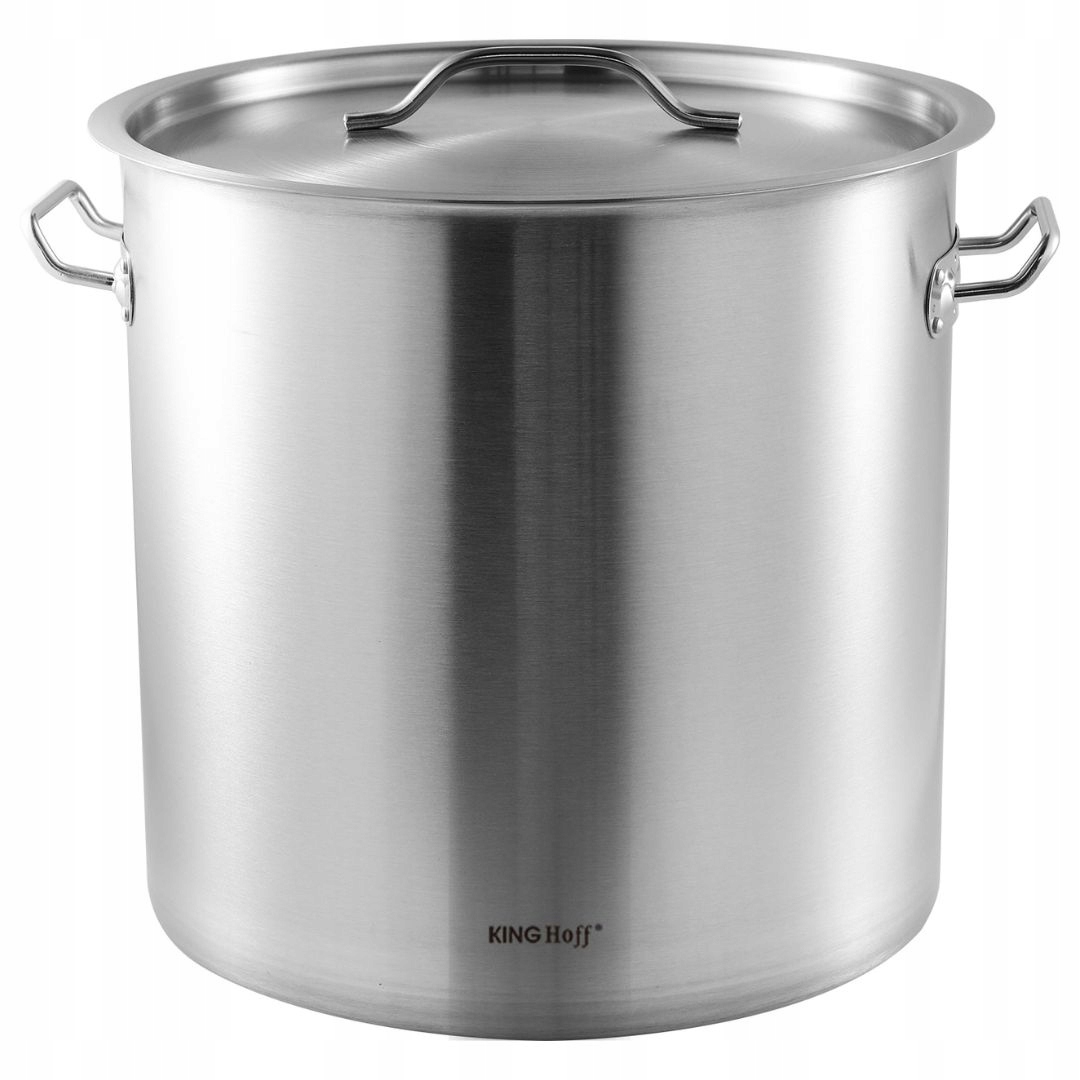 Garnek Gastronomiczny Z Pokrywą Stalową 33l Kinghoff KH-1964 – Idealny do dużych potraw