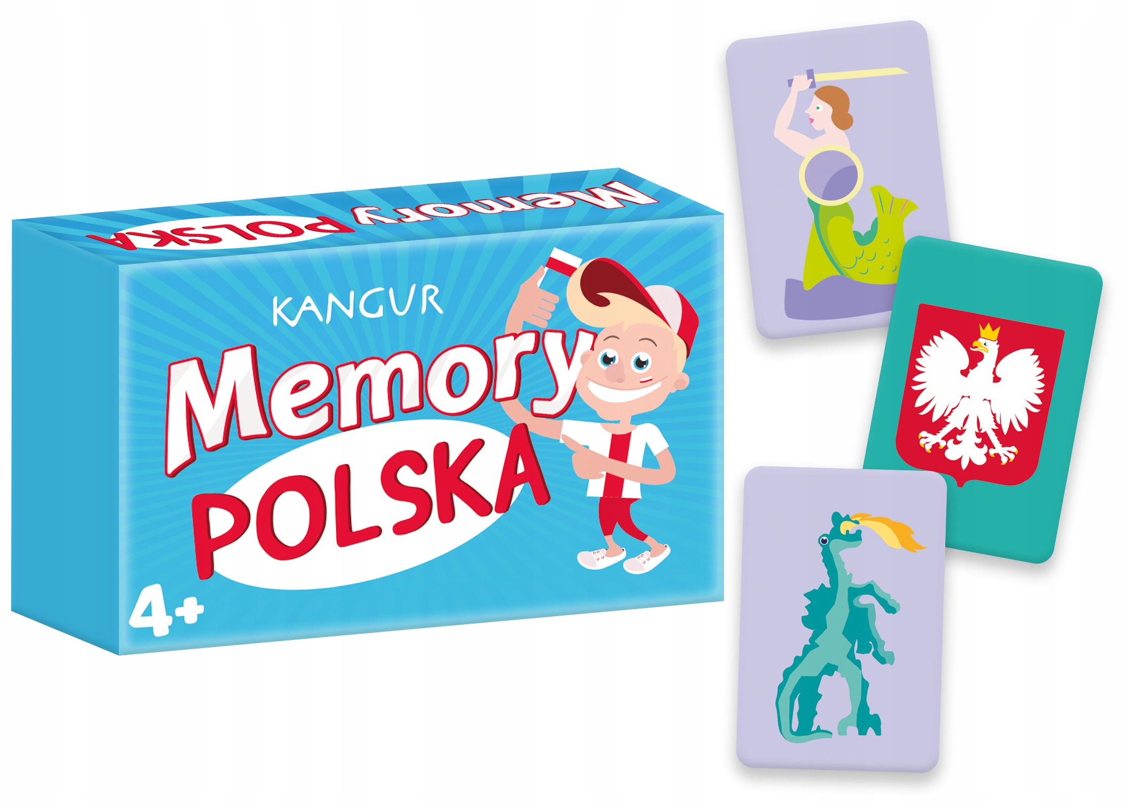 Kolorowe ilustracje i polskie symbole