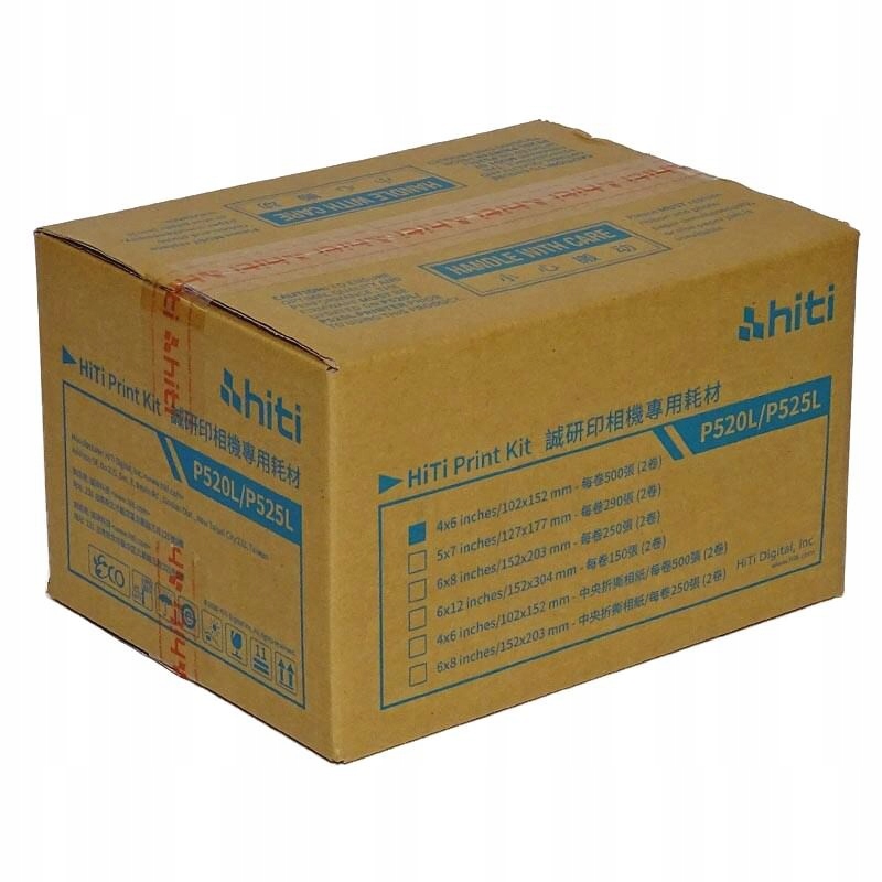Papier HiTi 10X15 do drukarki P520/P525L – Idealny wybór dla Twojej drukarki