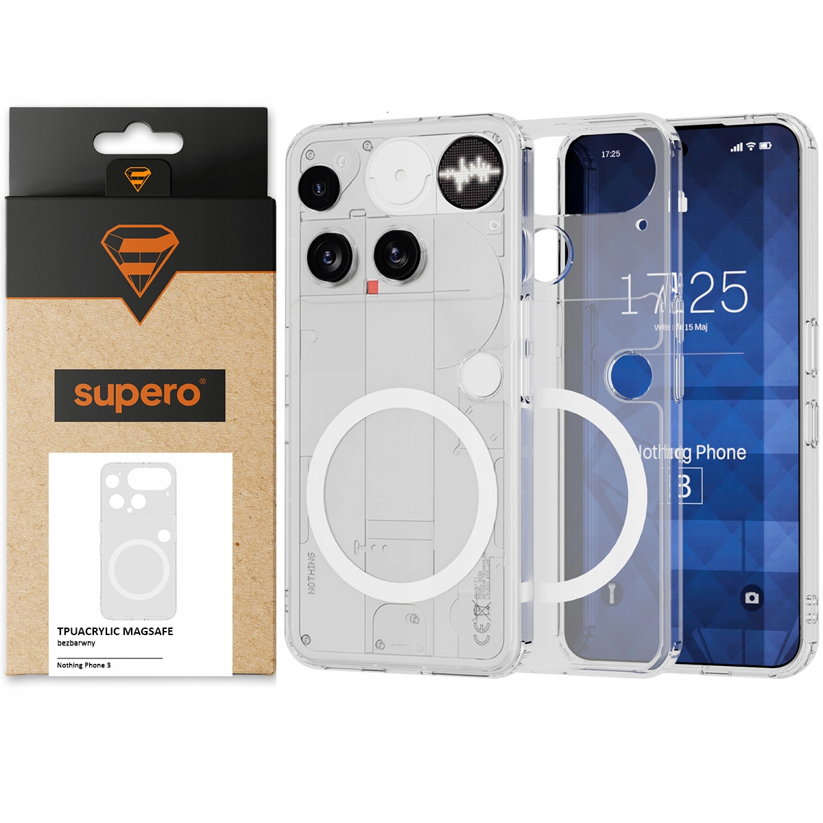 Etui do Nothing Phone 3, MagSafe Supero – Ochrona i styl w jednym