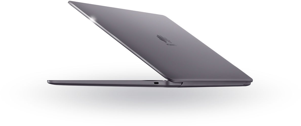 Elegancki szary Huawei MateBook Space