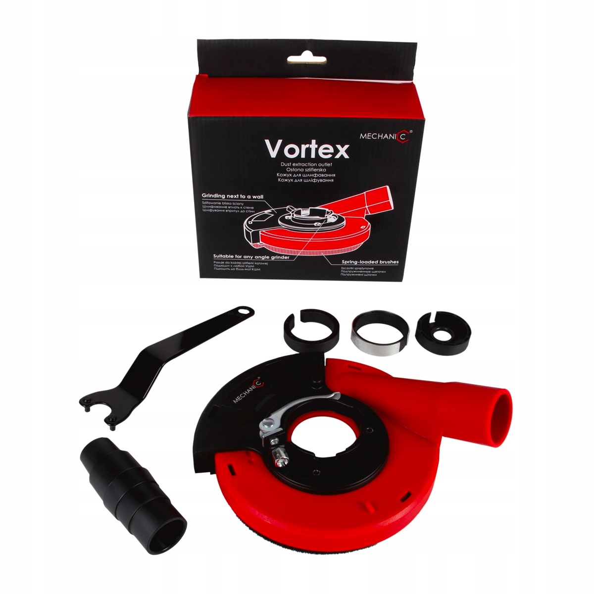 Uniwersalny system mocowania do szlifierek kątowych